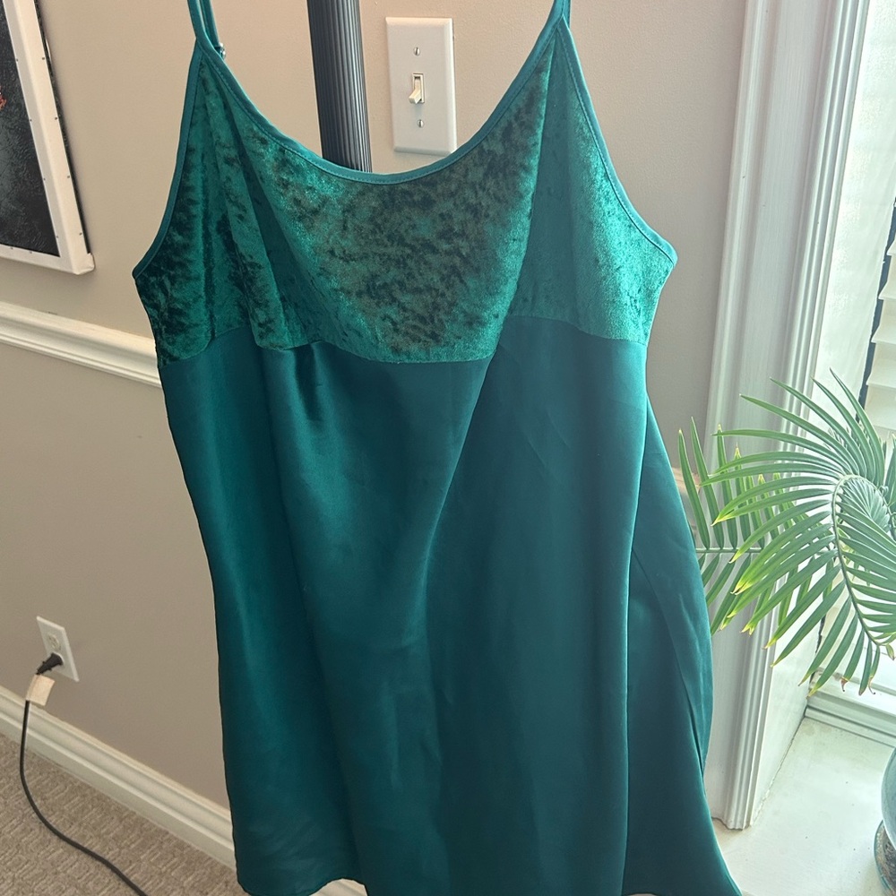 Teal Sleeveless Dress
